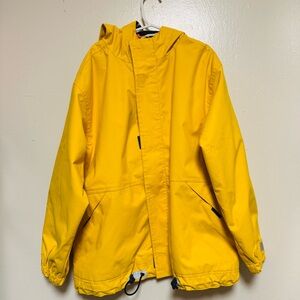 Hanna Anderson Yellow Kids Jacket Unisex Waterproof Rain Jacket
